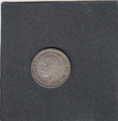 Beschrijving: 3 Pence  GEORGIUS V  